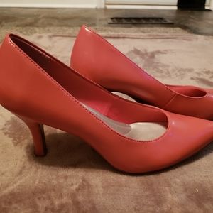 Coral heels